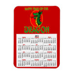 Chinese Year of the Dragon Cartoon Vinyl Magnet