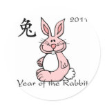 Chinese Year of the Rabbit 2011 Stickers