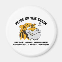 Chinese Year of The Tiger Gift Fridge Magnet