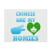 Chineses are my Homies Postcards