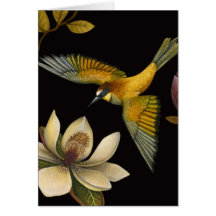 Chinoiserie Birds II - Greeting Card