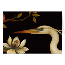 Chinoiserie Birds V - Greeting Card