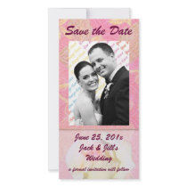 Chinoiserie WEDDING Save-the-Date Picture Card