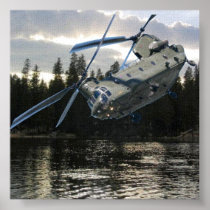 CHINOOK HELICOPTER PRINT