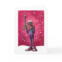 Chiodo Klownz Khristmas Kard Greeting Card