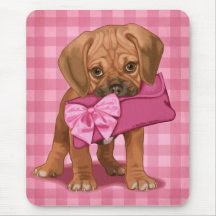 Chiot de Puggle Tapis De Souris
