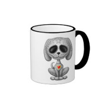Chiot foncé de sucre de zombi mug à café