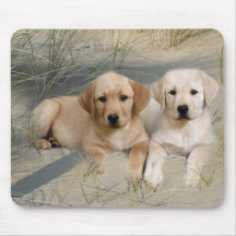Chiots de labrador retriever Mousepad Tapis De Souris