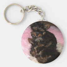 Chiots Keychain de Yorkie Porte-clé
