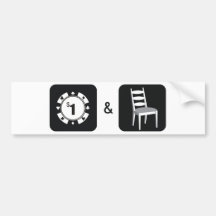 Chip and a Chair Bumper Sticker