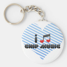 Chip Music fan Key Chains