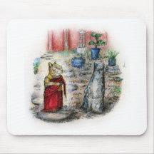CHIP THE MONK MOUSE PAD