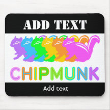Chipmunk　illustration　(16) マウスパッド