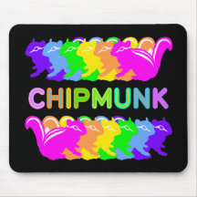 Chipmunk　illustration　(16) マウスパッド
