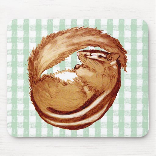 Chipmunk　illustration　(1) マウスパッド