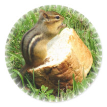 Chipmunk saying grace sticker