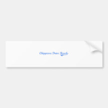 Chippewa Drive Beach Wisconsin Classic Design Bumper Stickers