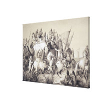 Chir Singh, Maharaja of the Sikhs with the King of canvas prints