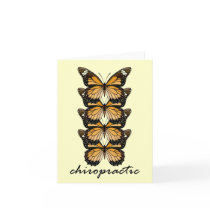 Chiropractic Butterflies Greeting Card