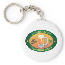 Chiropractic Drinking Team Key Chain