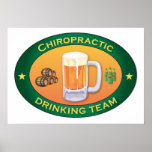 Chiropractic Drinking Team Print