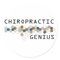 Chiropractic Genius Stickers