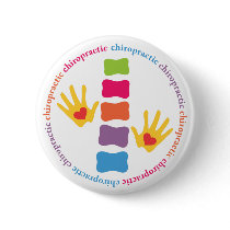 Chiropractic Hands and Spine Button