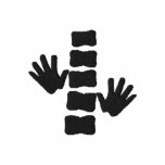 Chiropractic Hands and Spine Embroidered Polo
