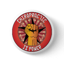 Chiropractic Is Power Pinback Buttons