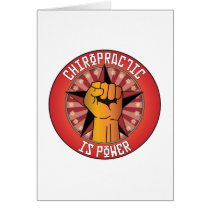 Chiropractic Is Power Card