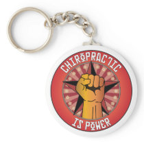 Chiropractic Is Power Key Chain