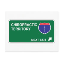 Chiropractic Next Exit Postcards