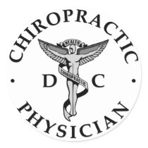 Chiropractic Physician Logo Stickers