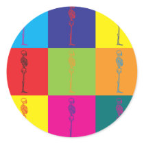 Chiropractic Pop Art Sticker
