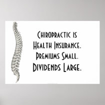 Chiropractic Poster: Chiropractic Health Insurance