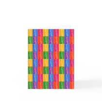 Chiropractic Spine Pop Art Note Cards