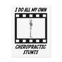 Chiropractic Stunts Post Card
