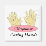 Chiropractor -  Caring Hands Refrigerator Magnet