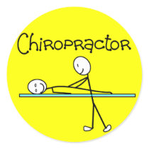 Chiropractor Gifts Round Sticker