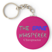 Chiropractor Gifts "The Spine Whisperer" Key Chain