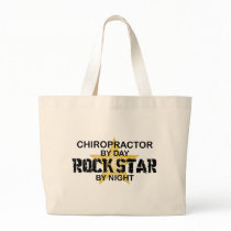 Chiropractor Rock Star by Night Canvas Bags