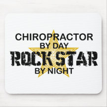 Chiropractor Rock Star by Night Mouse Pad