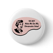 Chiropractor Voice Pinback Button