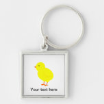Chirpy the Yellow Baby Chick Keychain