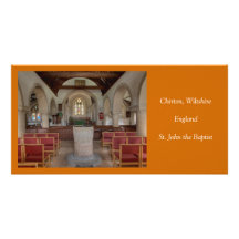 Chirton St John the Baptist Personalized Photo Card