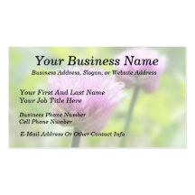 Chive Blossoms Business Card