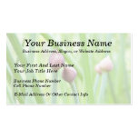 Chive Flower Buds Business Cards