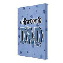ChiWeenie DAD Canvas Print