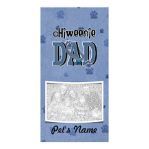 ChiWeenie DAD Photo Card Template