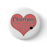 Chiweenie Paw Prints Dog Humour Pinback Buttons